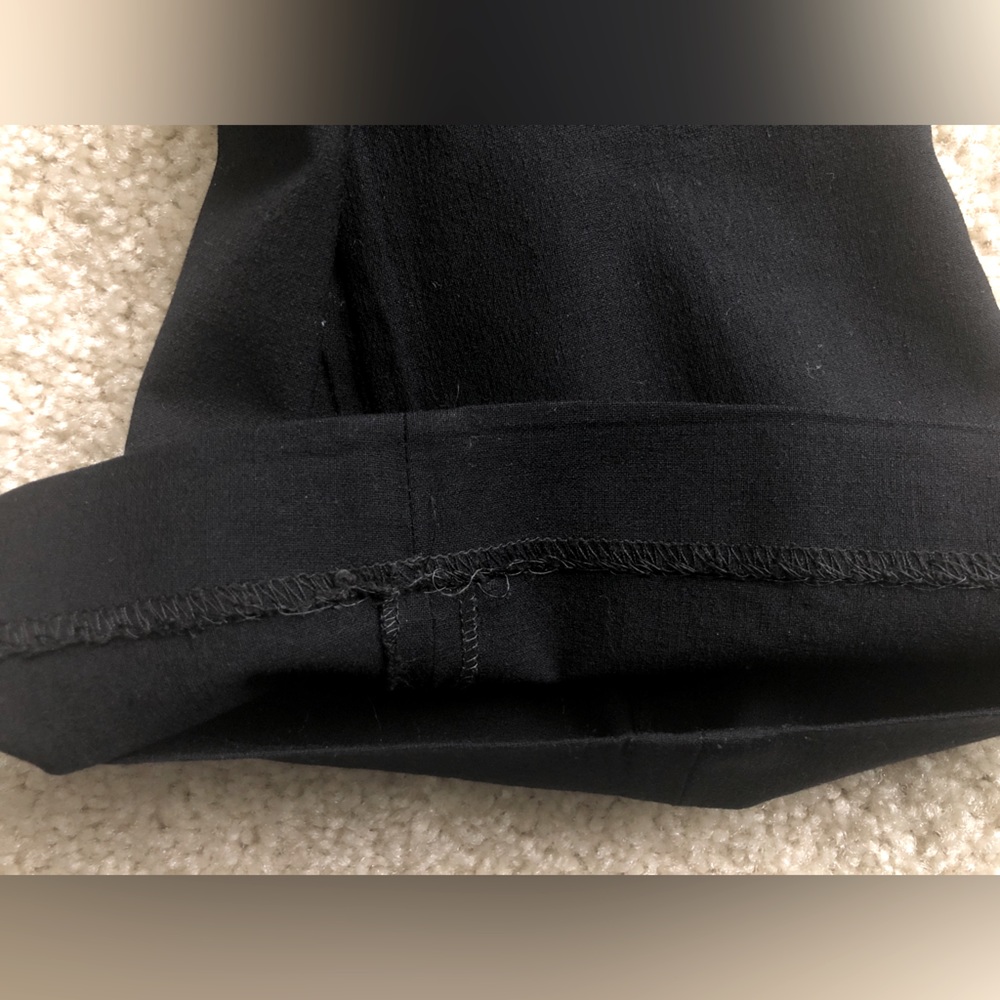 Gucci Vintage wool Pants Trousers Wide Leg Black Women’s Size 42 - Picture 5 of 7